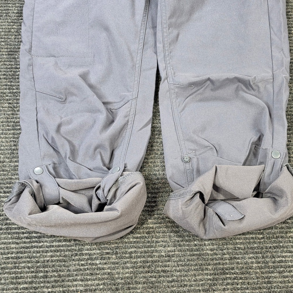 Prana Halle Hiking Pants Womens 4 Gray Roll-Up Articulated Knee Stretch Trail - Picture 6 of 15